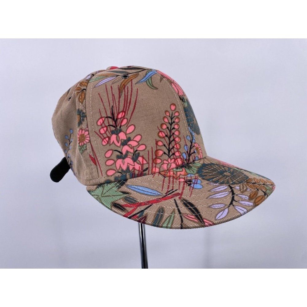 Marc Jacobs Corduroy Floral Adjustable Baseball Hat (one size) (b-6)